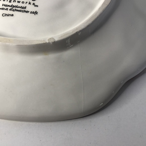 Studio Designworks Joy Cats Hand Painted Ceramic 9 inch  Plate Wall Hanging - Picture 4 of 5